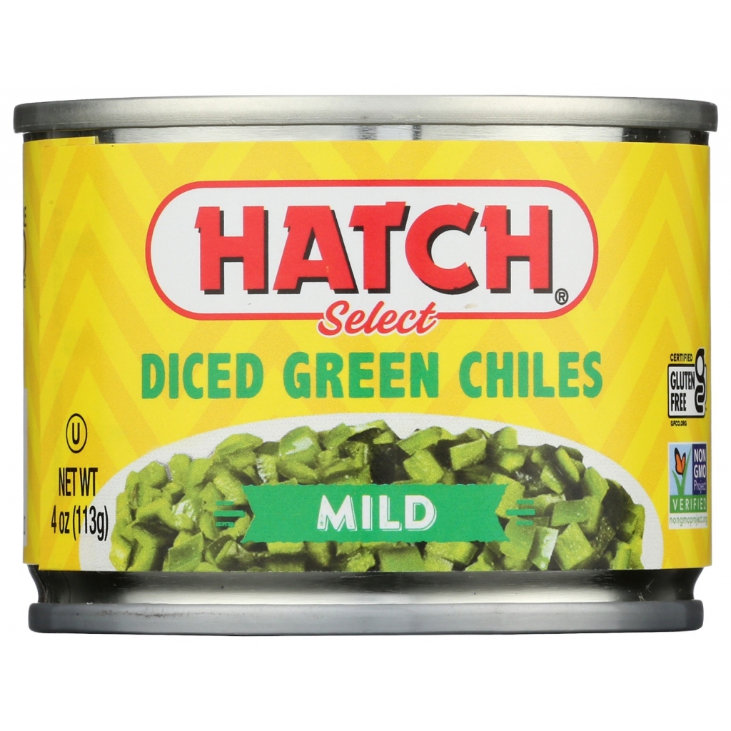 Mild Roasted Diced Green Chiles, 4 oz