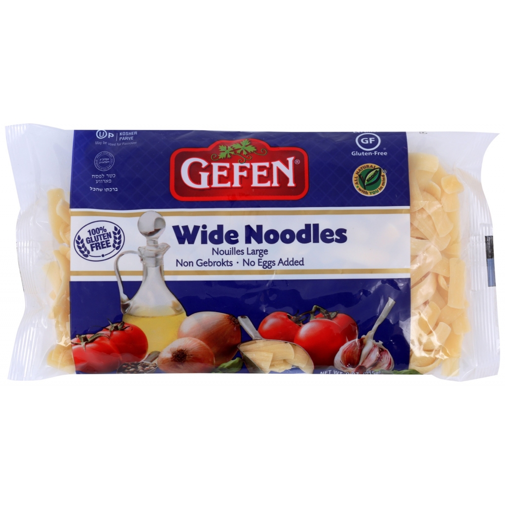 Gluten-Free Noodle - Wide Non-Gebrokts - 9 oz