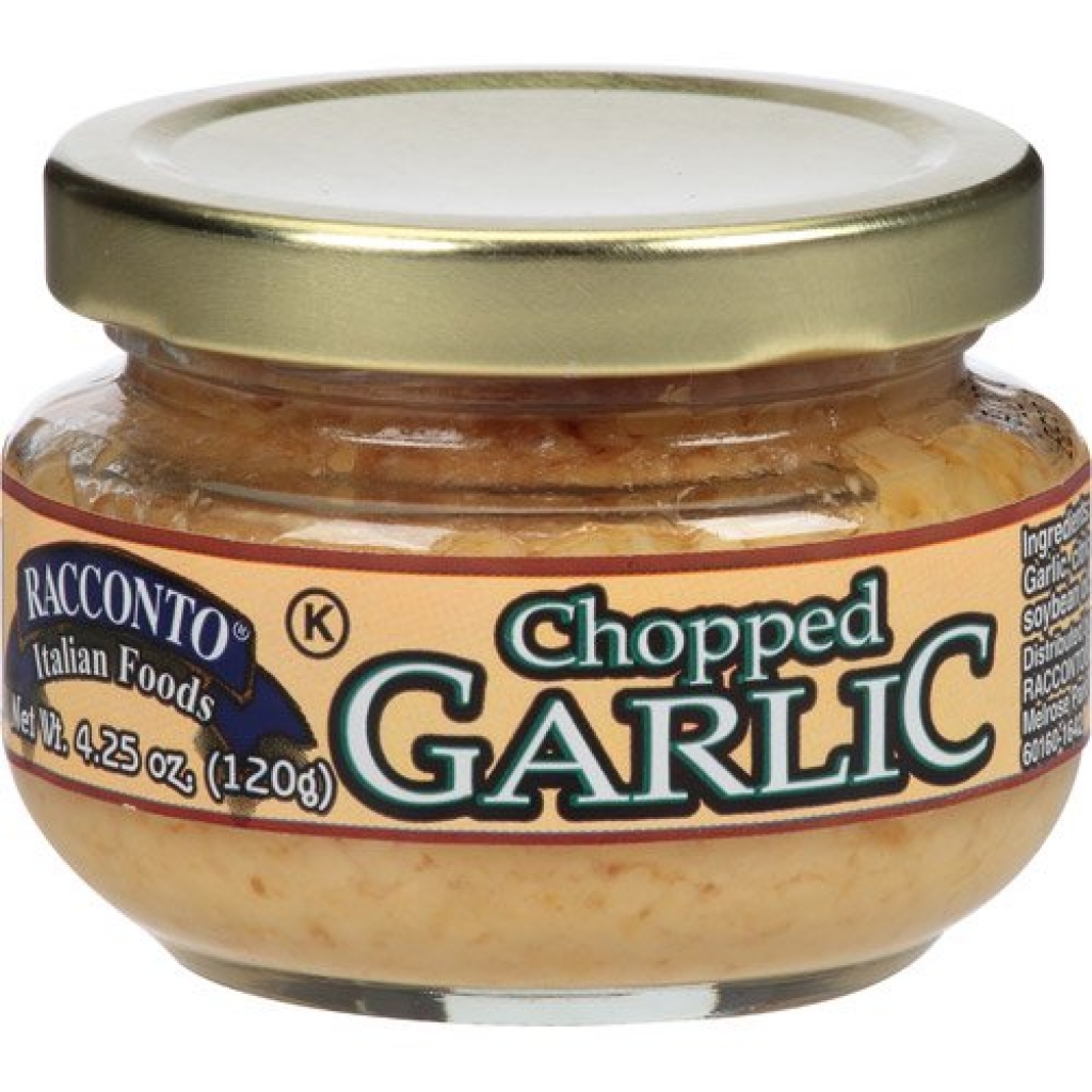 Racconto Chopped Garlic, 4.25 oz