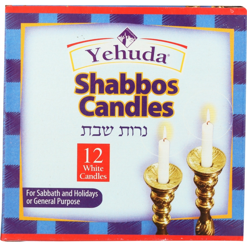 Shabbat Candles, 12 Pack