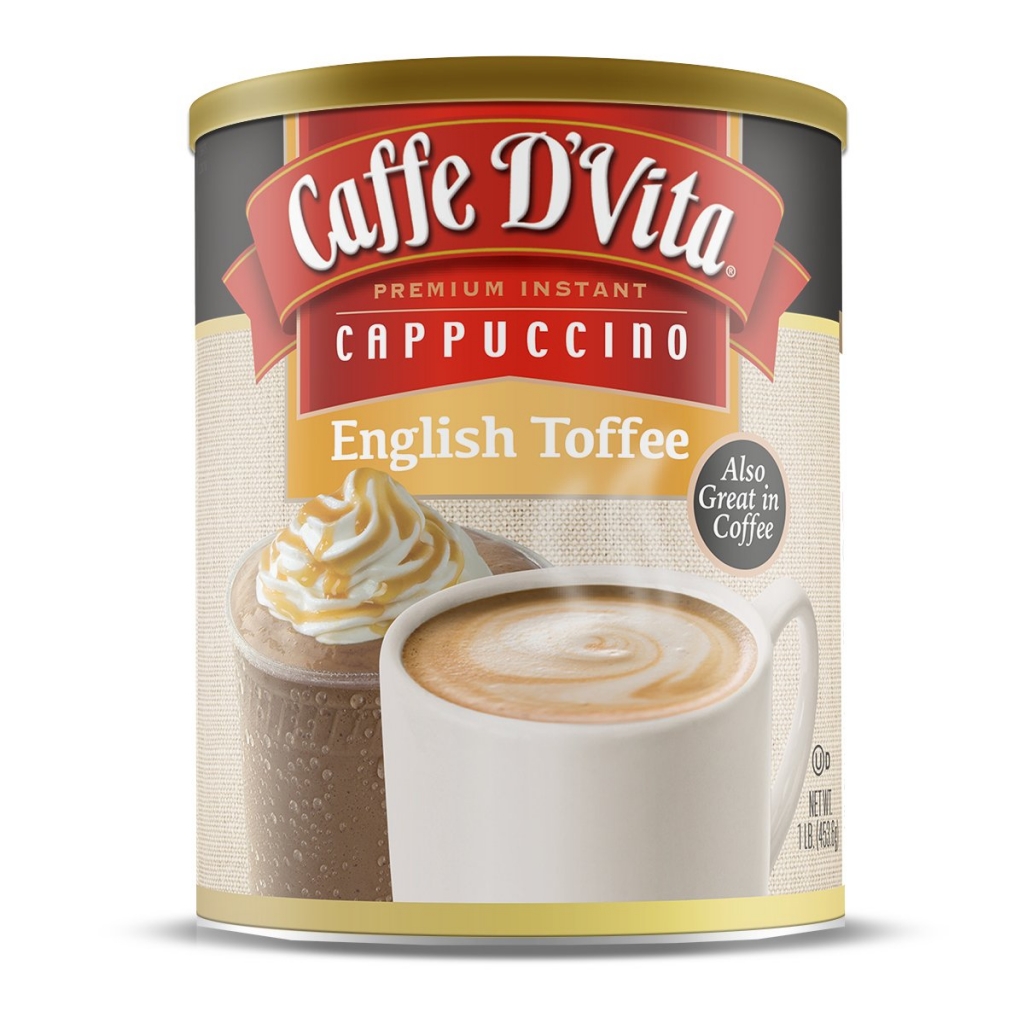 Cappuccino with English Toffee Flavor