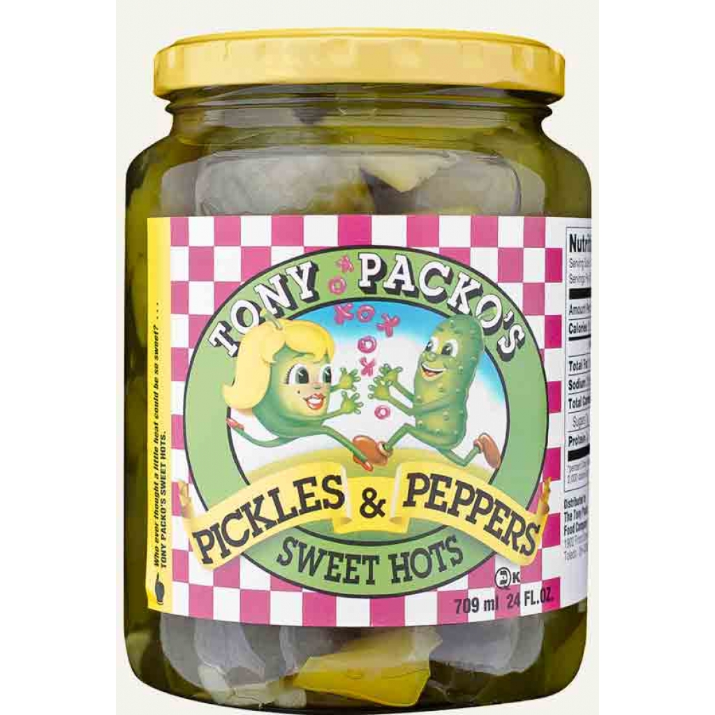 Sweet Heat Pickles and Peppers, 24 oz