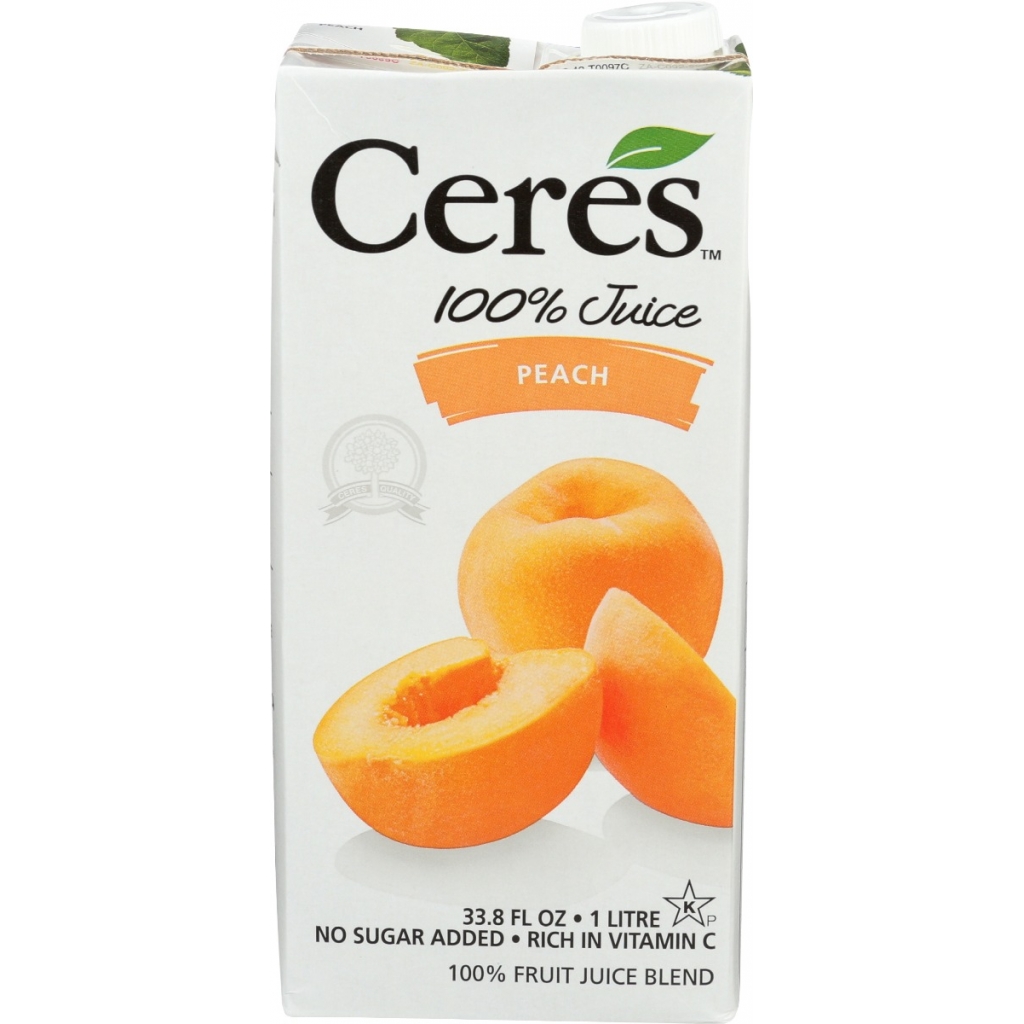 Ceres All Natural Peach Juice - 33.8 fl oz