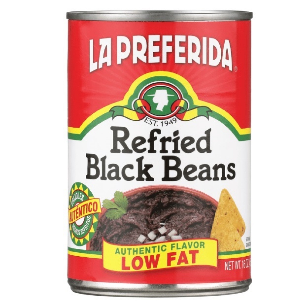 Authentic Low Fat Refried Black Beans, 30 oz