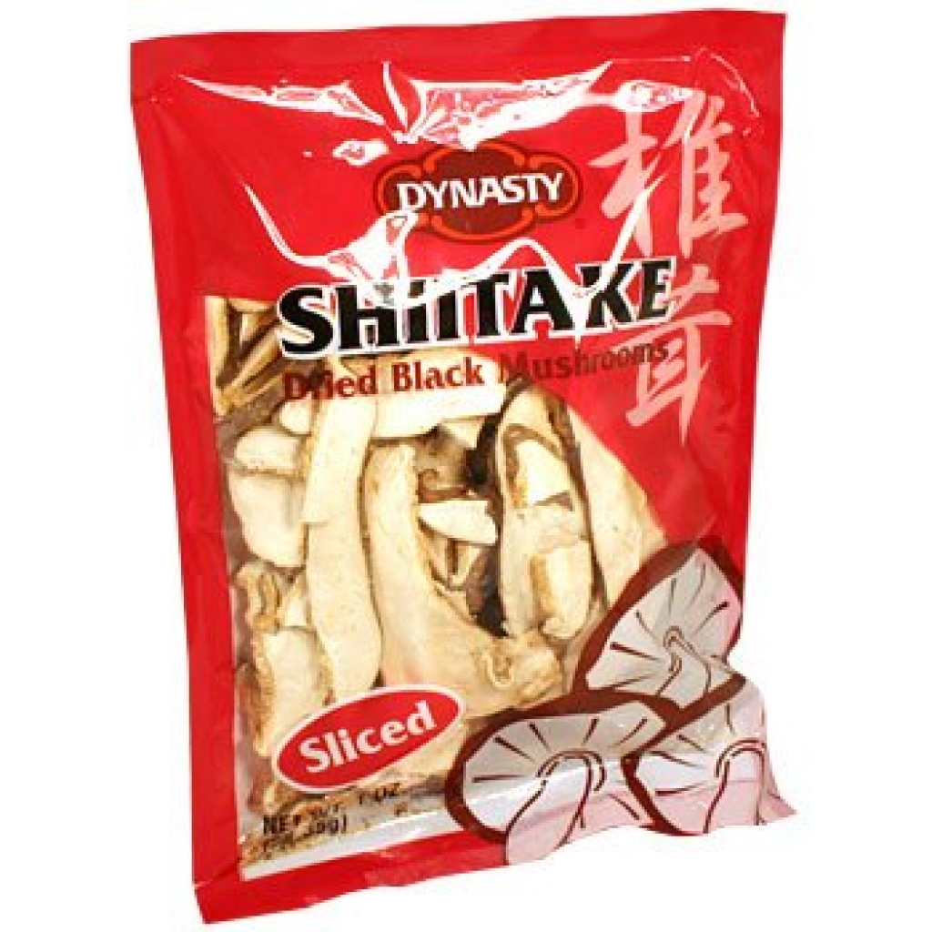 Dried Black Sliced Shiitake Mushrooms - 1 OZ