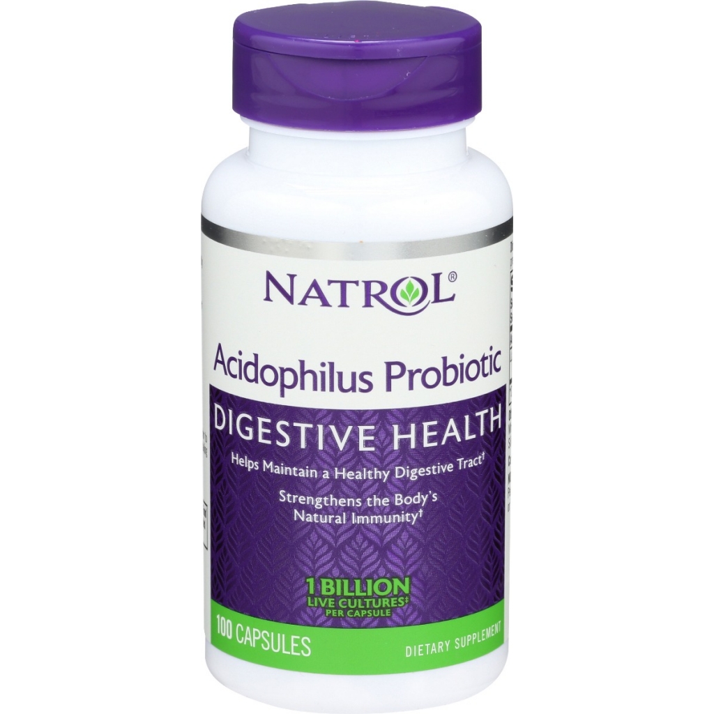 Natrol Acidophilus Probiotic 100mg, 100 capsules