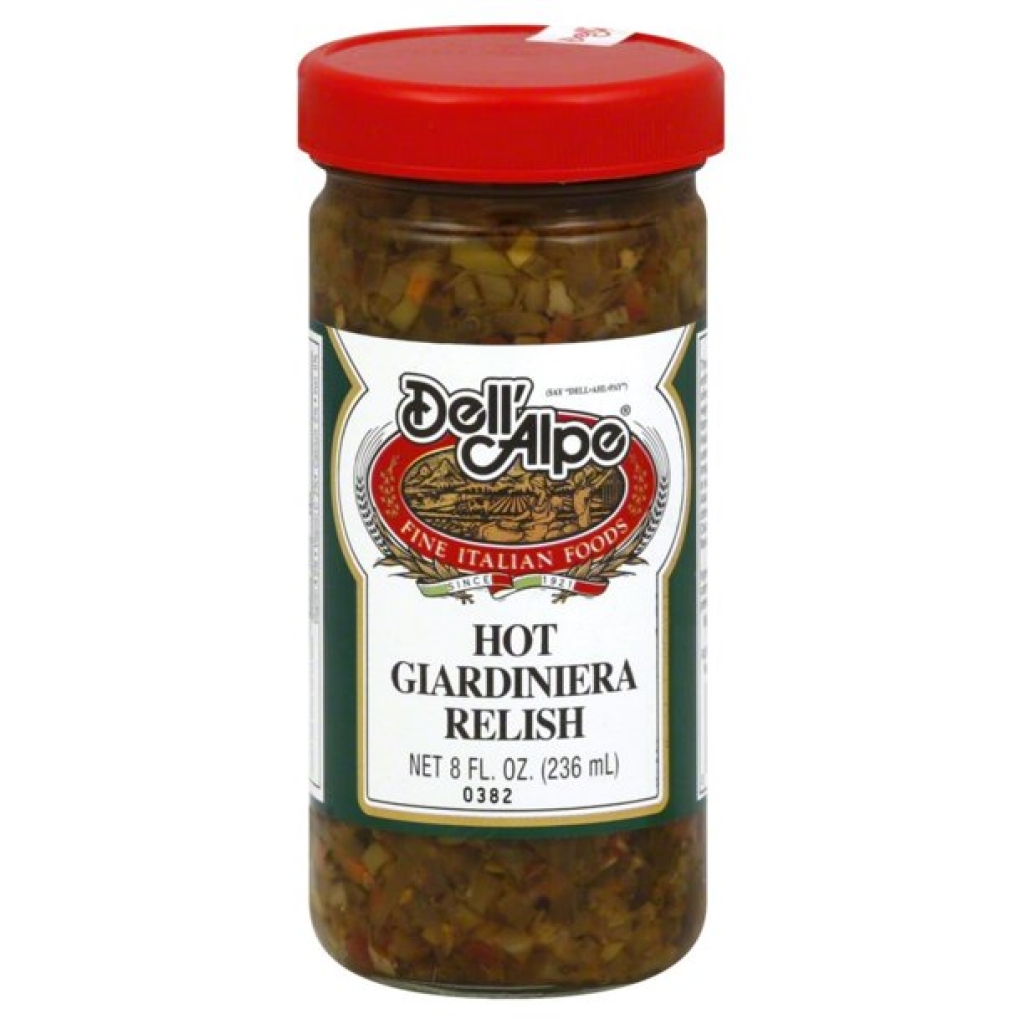 Dell’Alpe Hot Giardiniera Relish - 8 oz