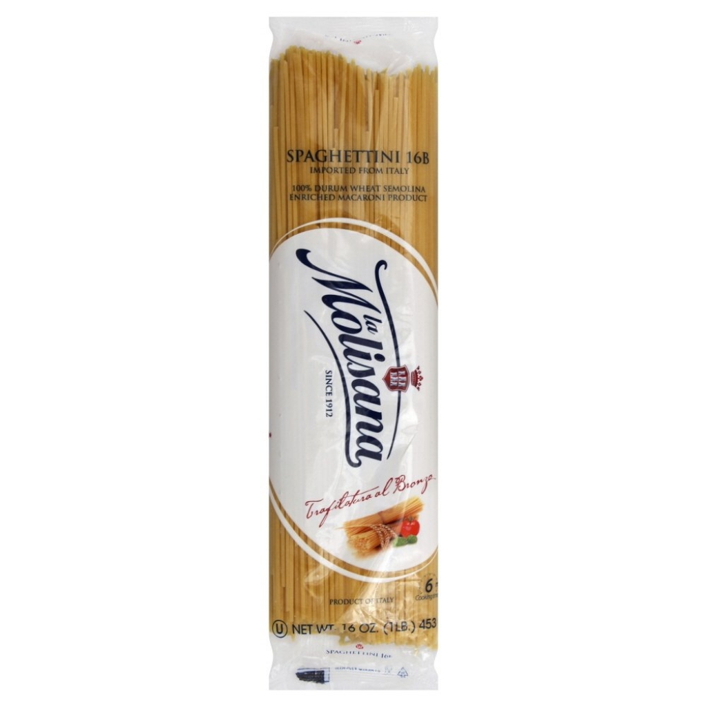 Premium Spaghettini Bronzo Pasta – 16 oz