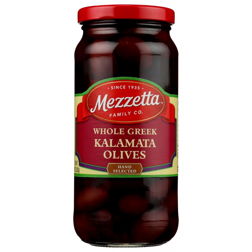 Whole Greek Kalamata Olives in Brine, 10 oz