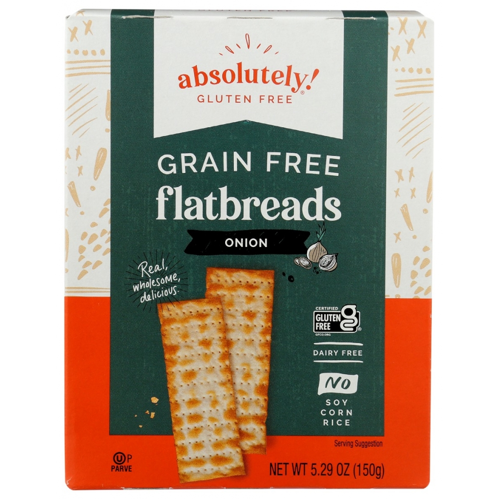 Gluten-Free Toasted Onion Flatbreads - 5.29 oz