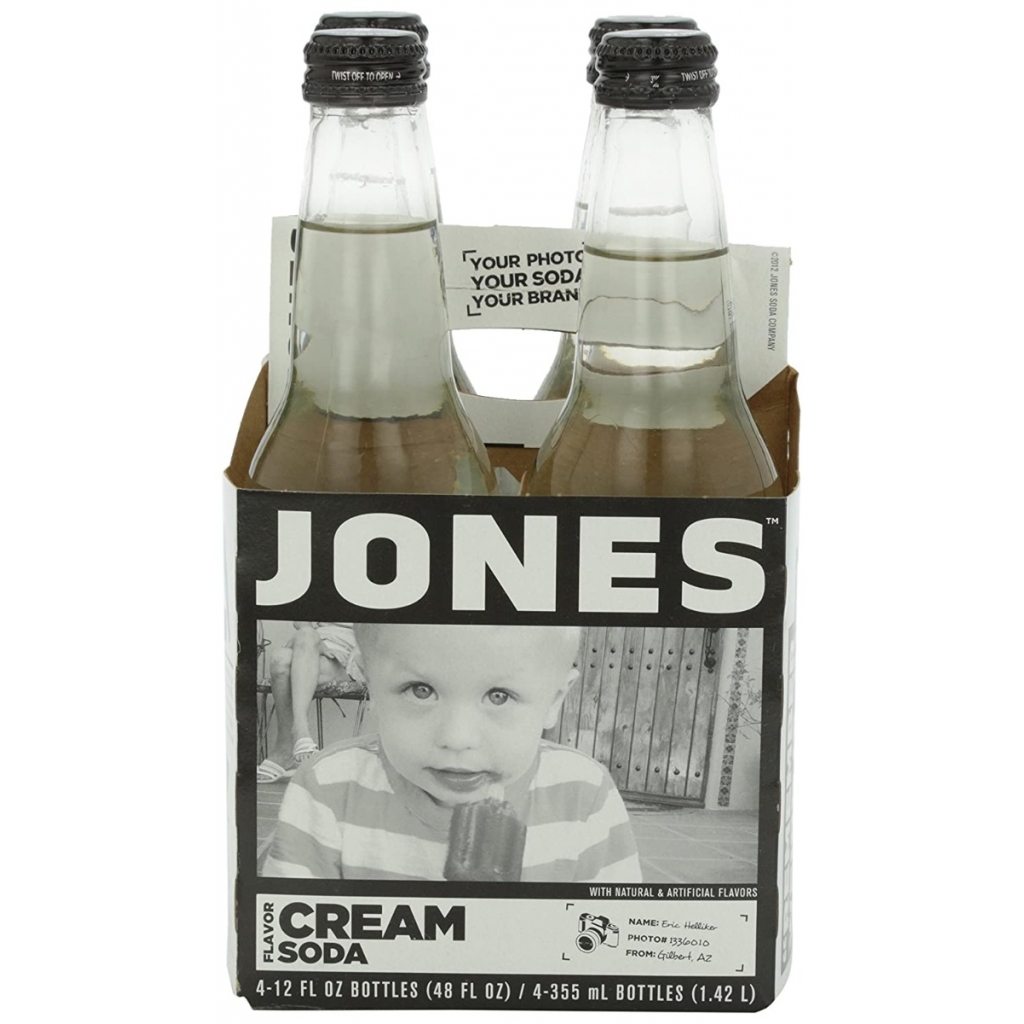 Jones Cream Soda - 4 Pack, 48 fl oz