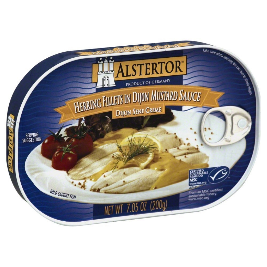 Herring Fillets in Dijon Mustard Sauce - 7.05 oz