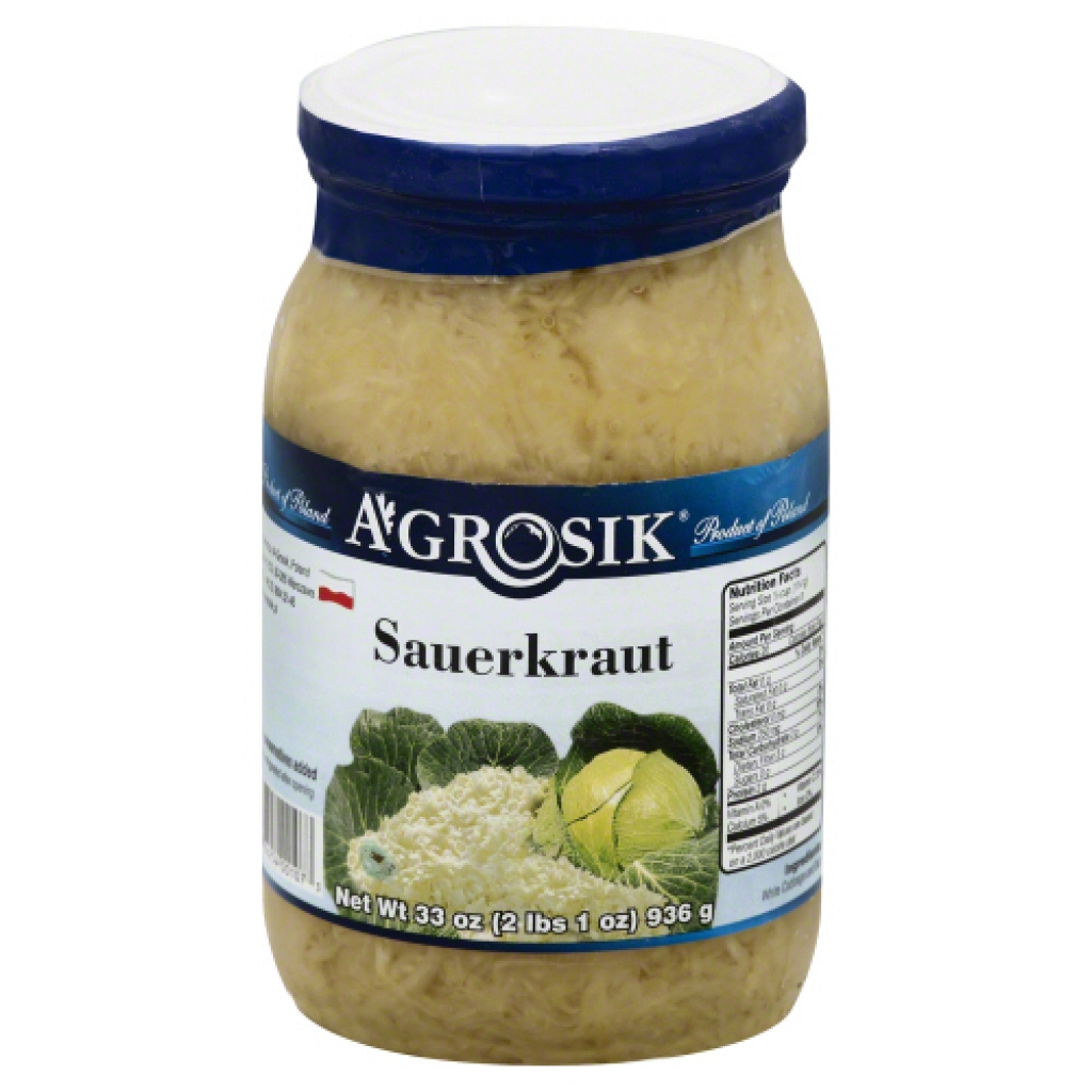 Organic Sauerkraut - Premium Fermented Product, 33 oz