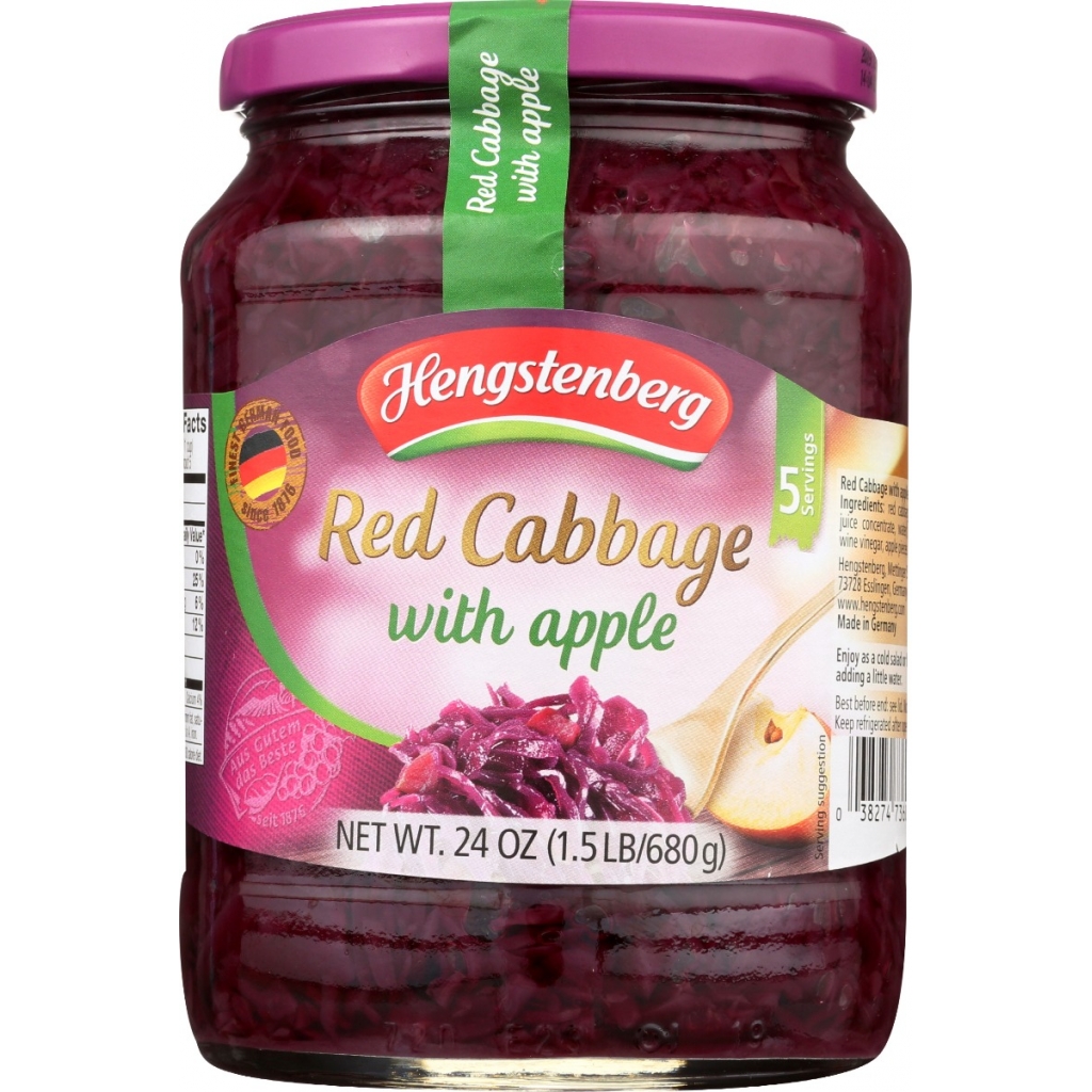 Red Cabbage with Apple, 24 oz