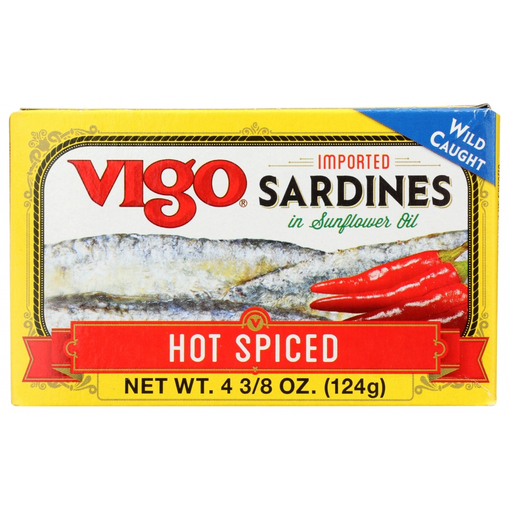 Spiced Sardines in Easy Open Can, 4.37 oz