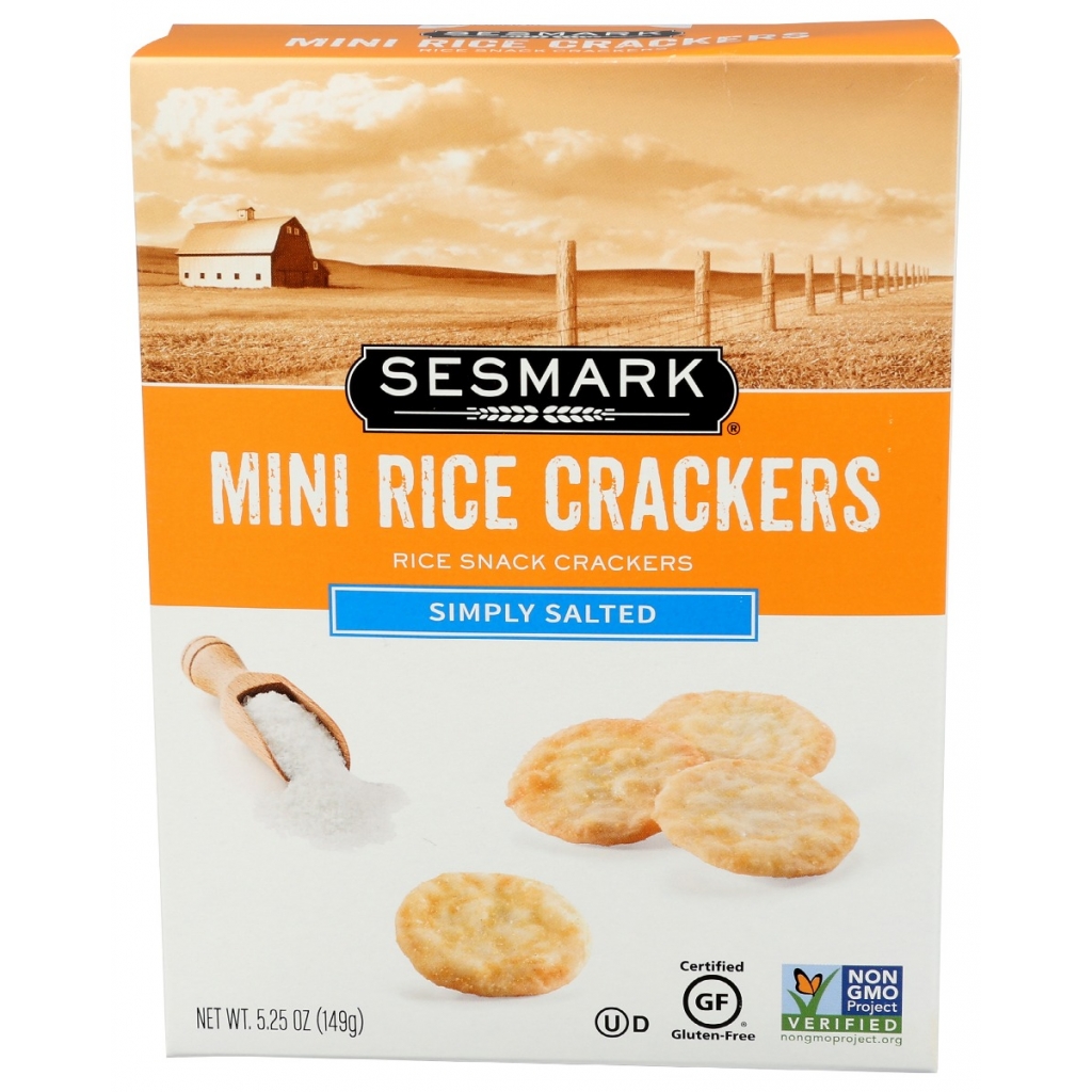 Simply Salted Mini Rice Crackers - 5.25 oz