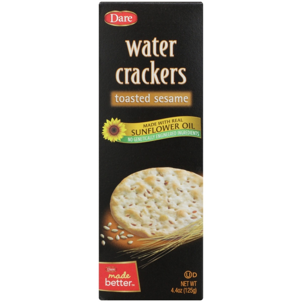 Sesame Water Crackers - Guilt-Free Snacking, 4.4 oz