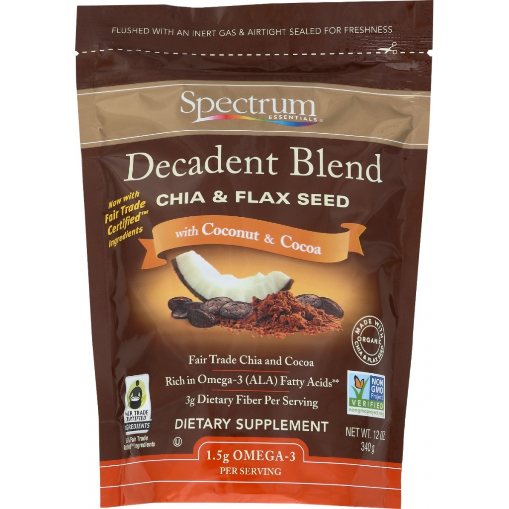 Spectrum Essentials Flax Seed Chia Cocoa Coconut Blend - 12 oz