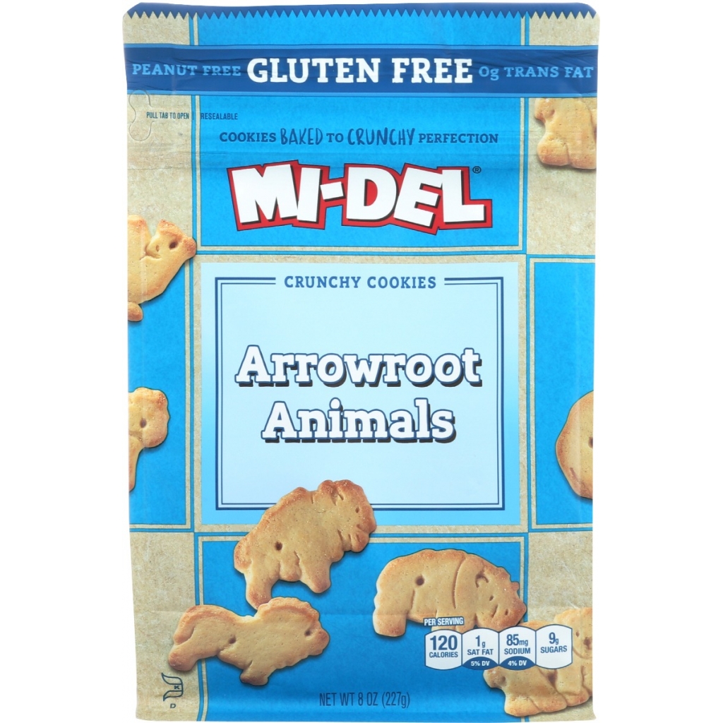 Gluten-Free Arrowroot Animal Cookies, 8 oz