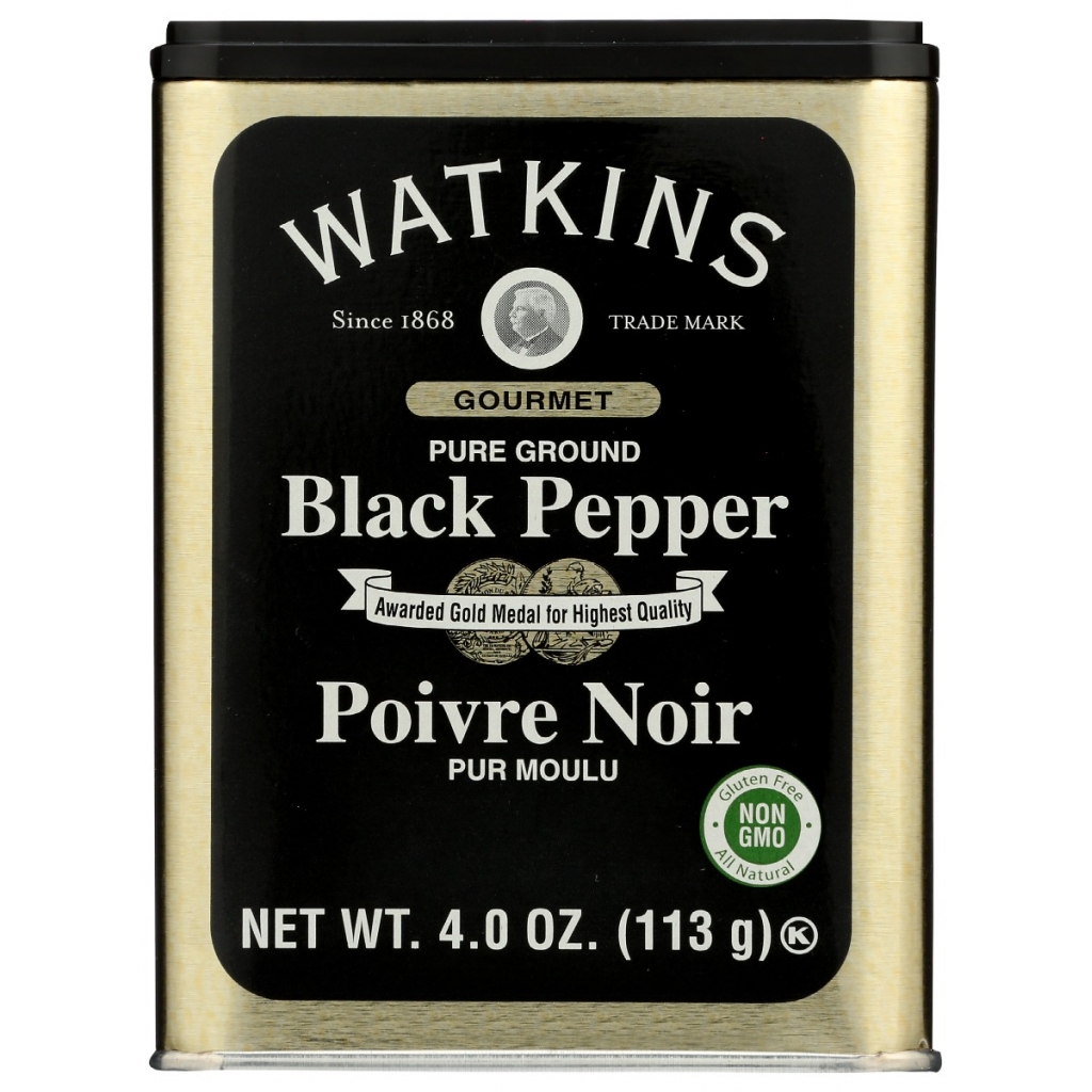 Watkins Black Granulated Pepper - 4 oz