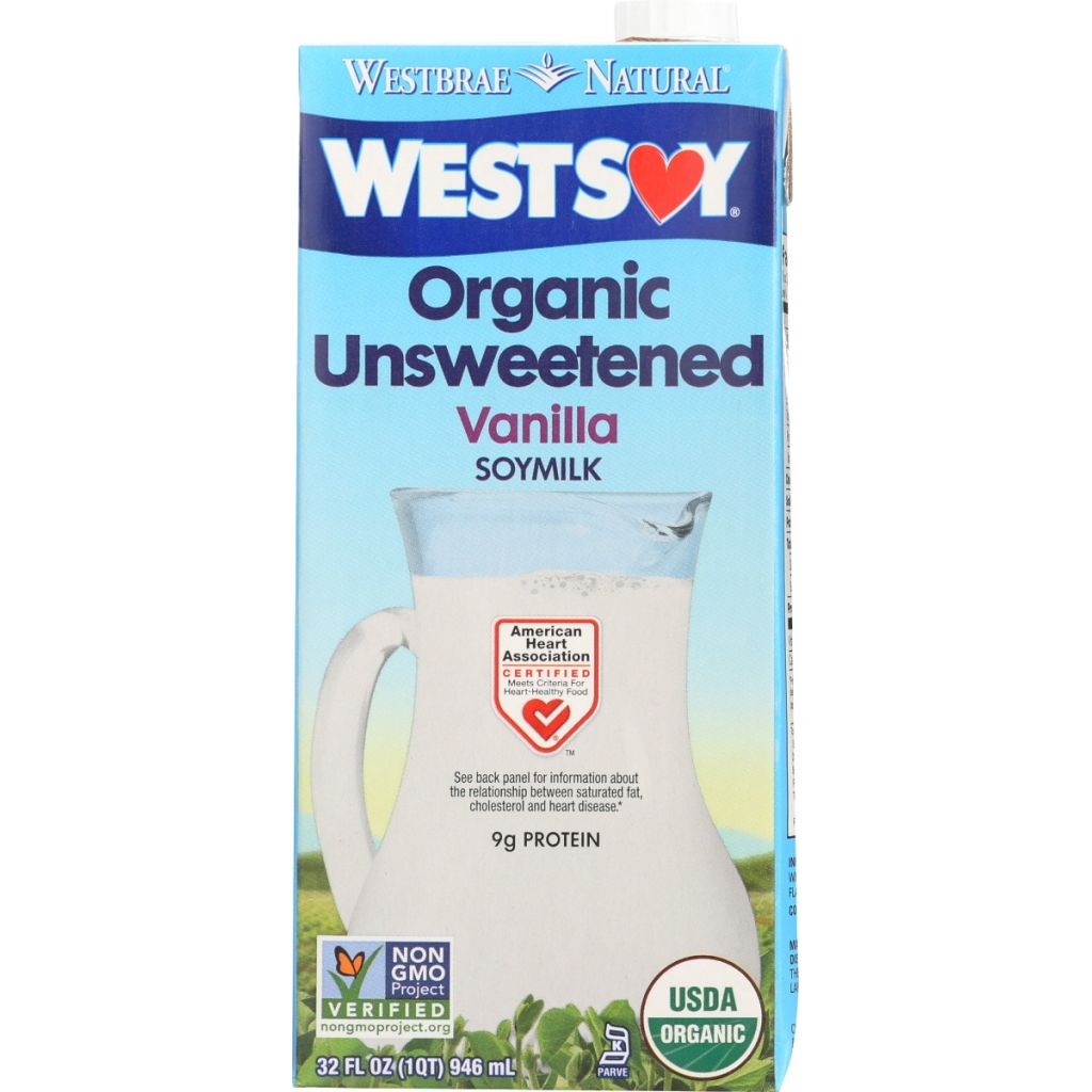 Organic Unsweetened Vanilla Soymilk - 32 fl oz