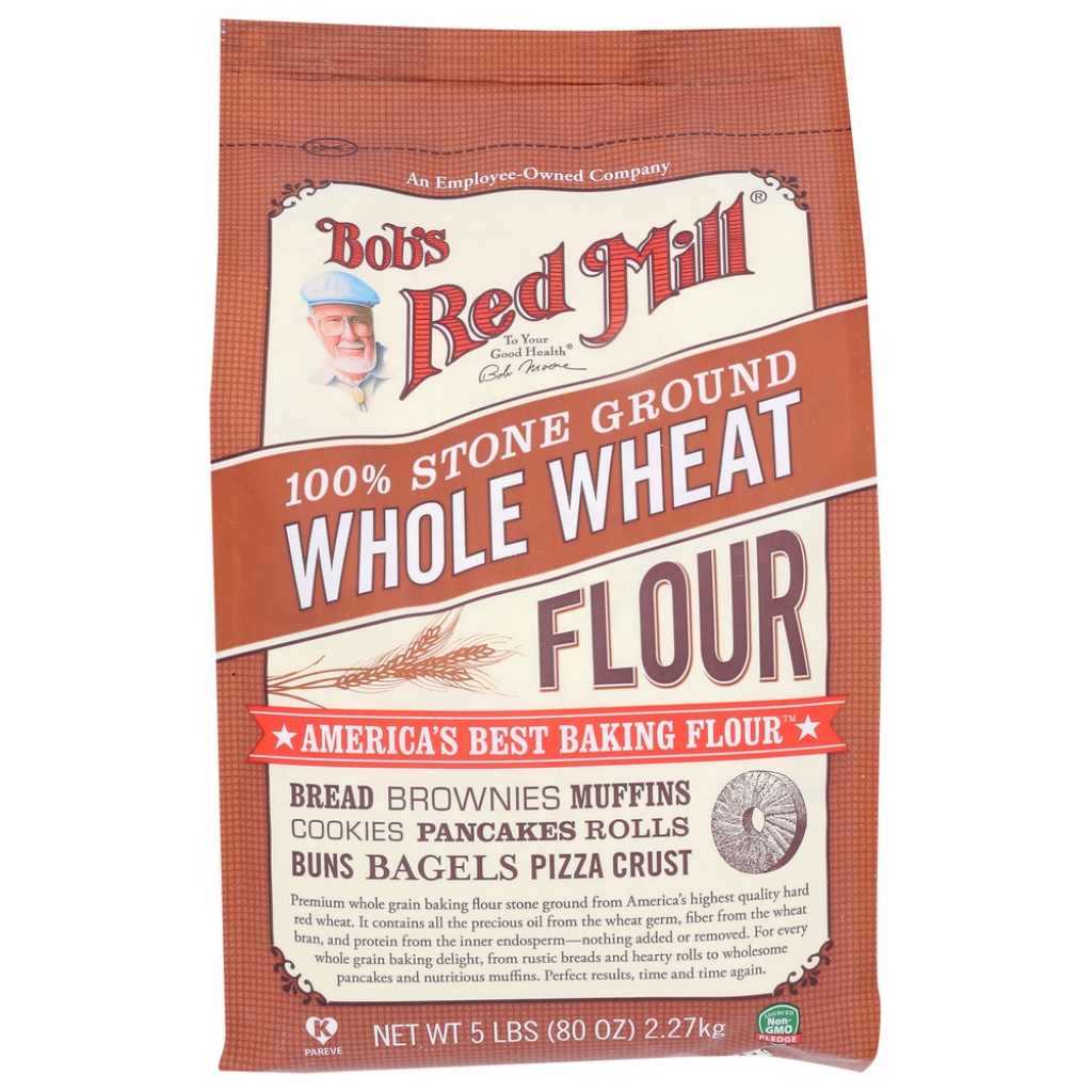 Stone Ground Whole Wheat Flour, 5 lb