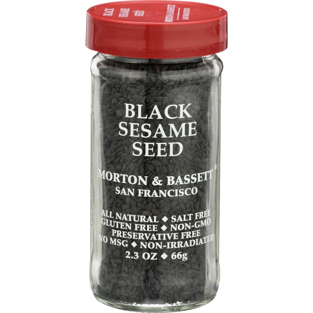 Black Sesame Seeds, 2.3 oz - Earthy Flavor Booster