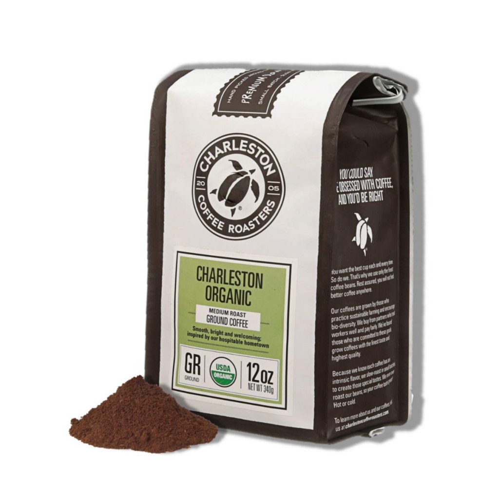 Charleston Organic Medium Roast Ground Coffee - Smooth Blend