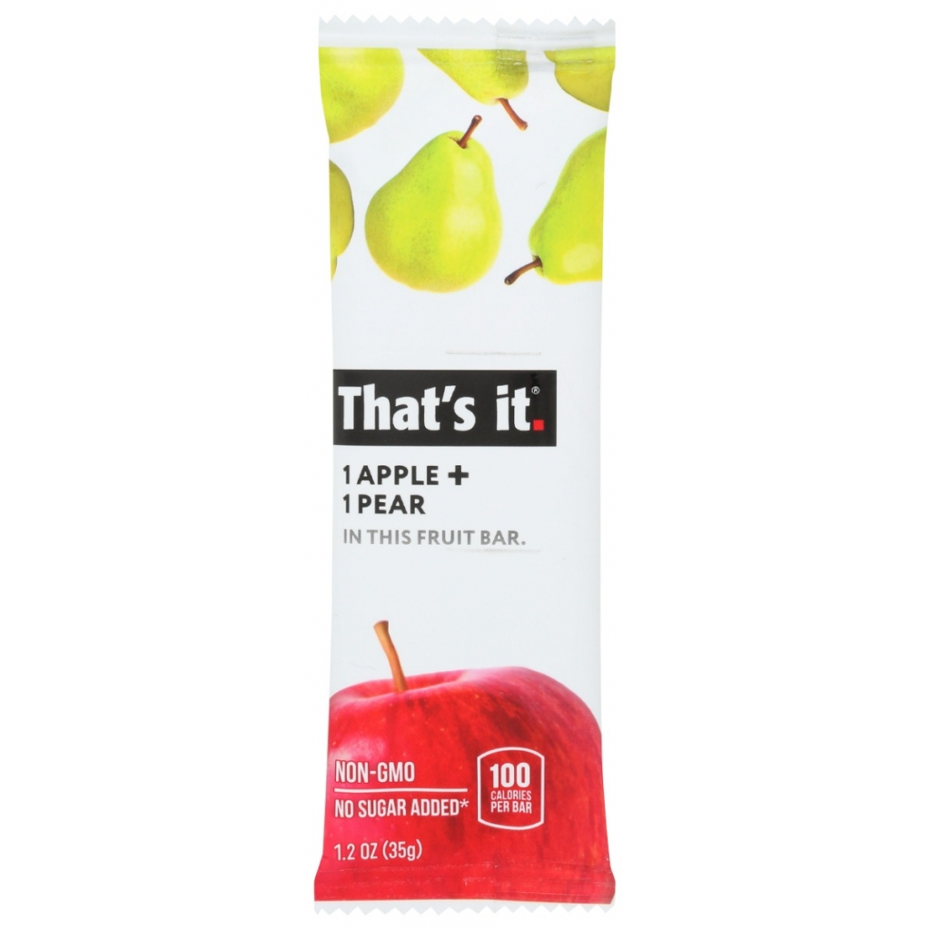 Apple Plus Pear Fruit Bar - 1.2 oz