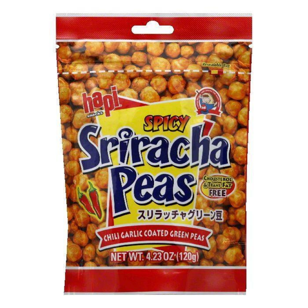 Spicy Sriracha Peas - Crunchy Chili Snack