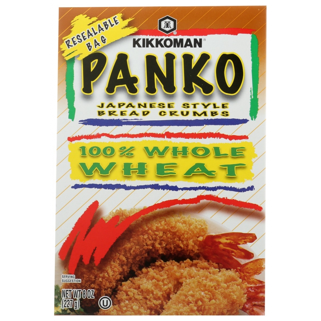 Whole Wheat Panko Bread Crumbs, 8 oz