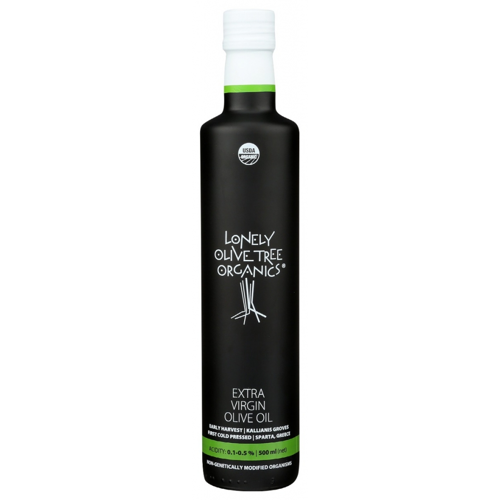 Cold-Pressed Organic Extra Virgin Olive Oil, 500 ml