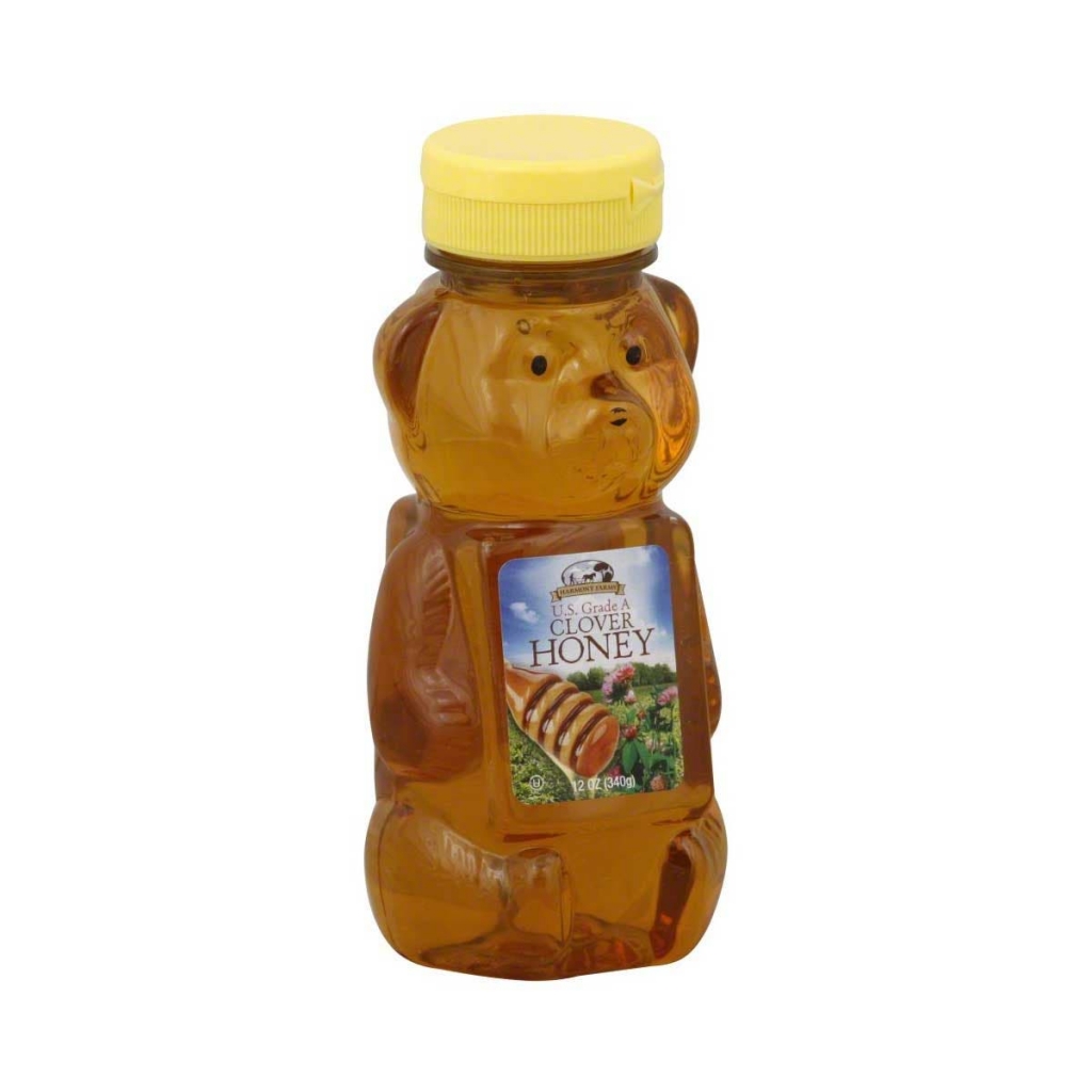 Pure Bear Clover Honey, 12 oz