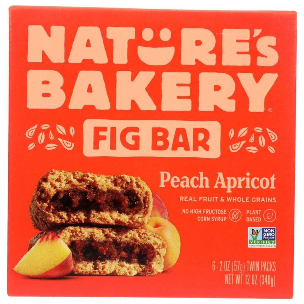 Peach Apricot Whole Wheat Fig Bar - 12 oz