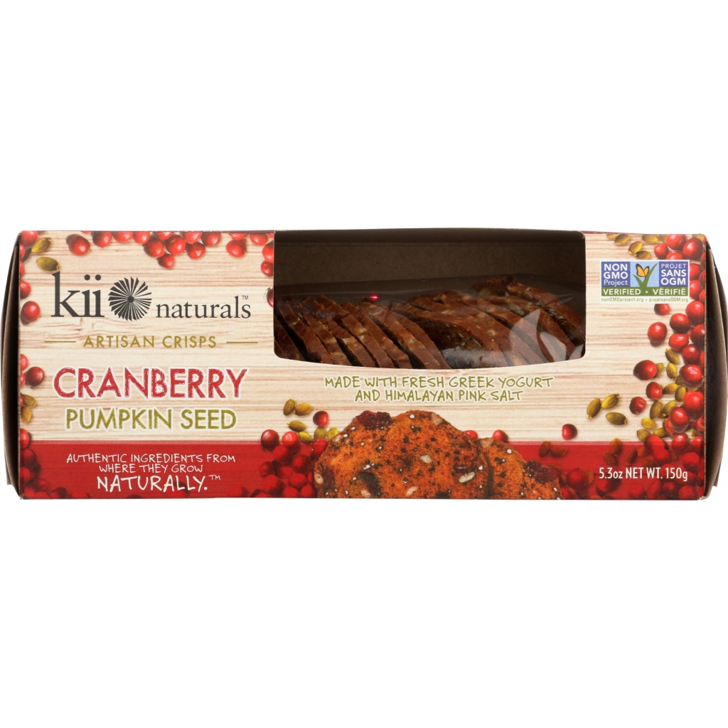 Crisp Cranberry Pumpkin Seed Crisps, 5.3 oz