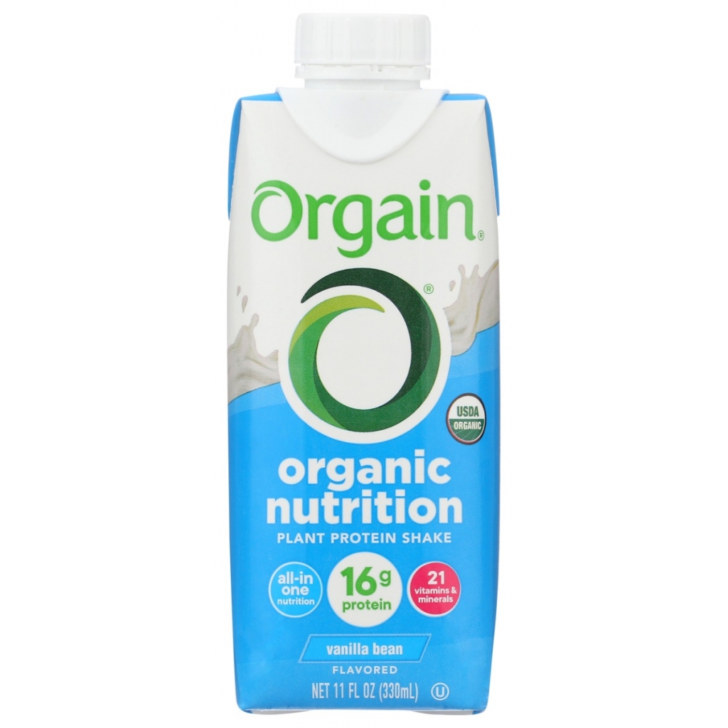 Vegan Organic Nutrition Shake Vanilla Bean - 11 fl oz