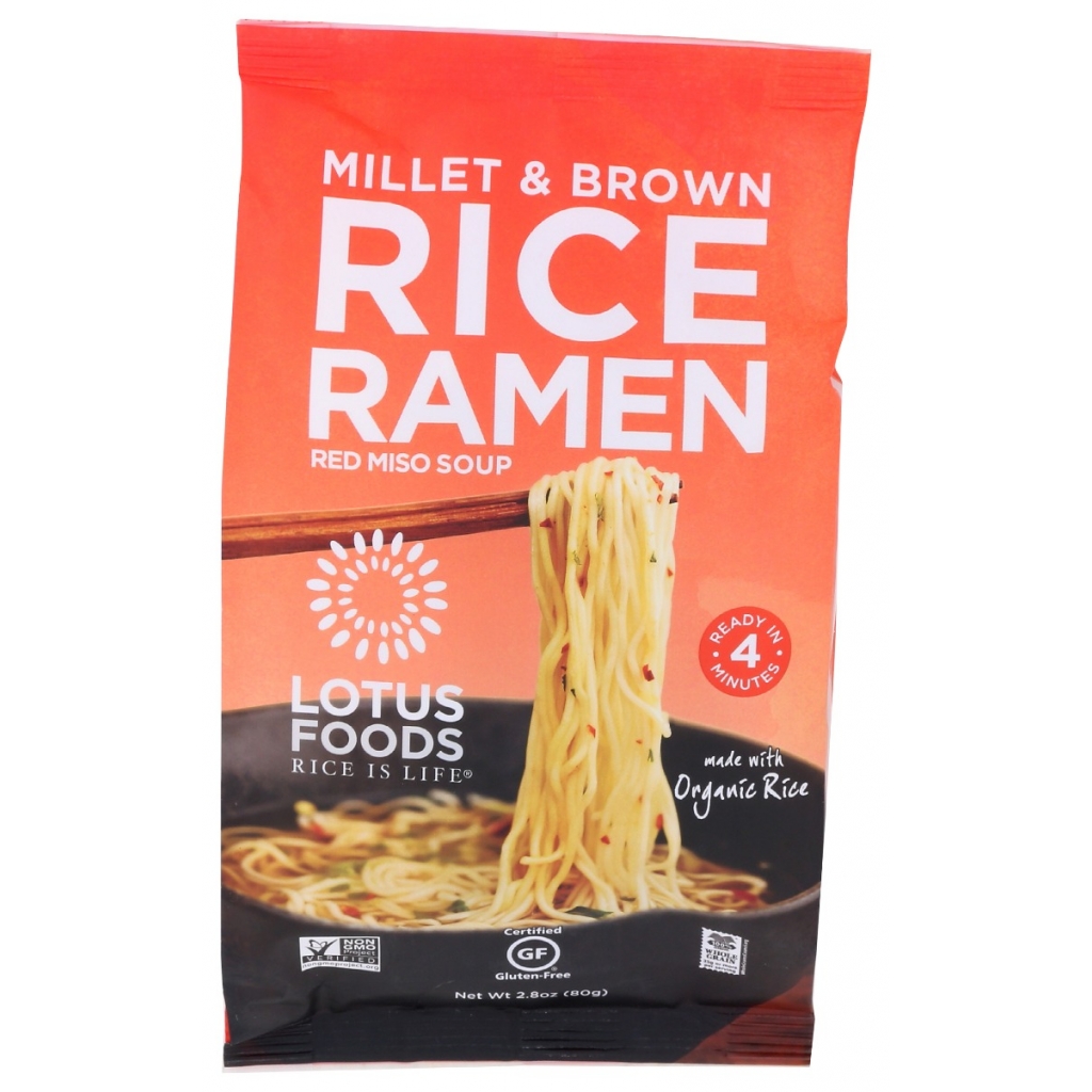 Millet & Brown Rice Ramen with Red Miso Soup – 2.8 oz