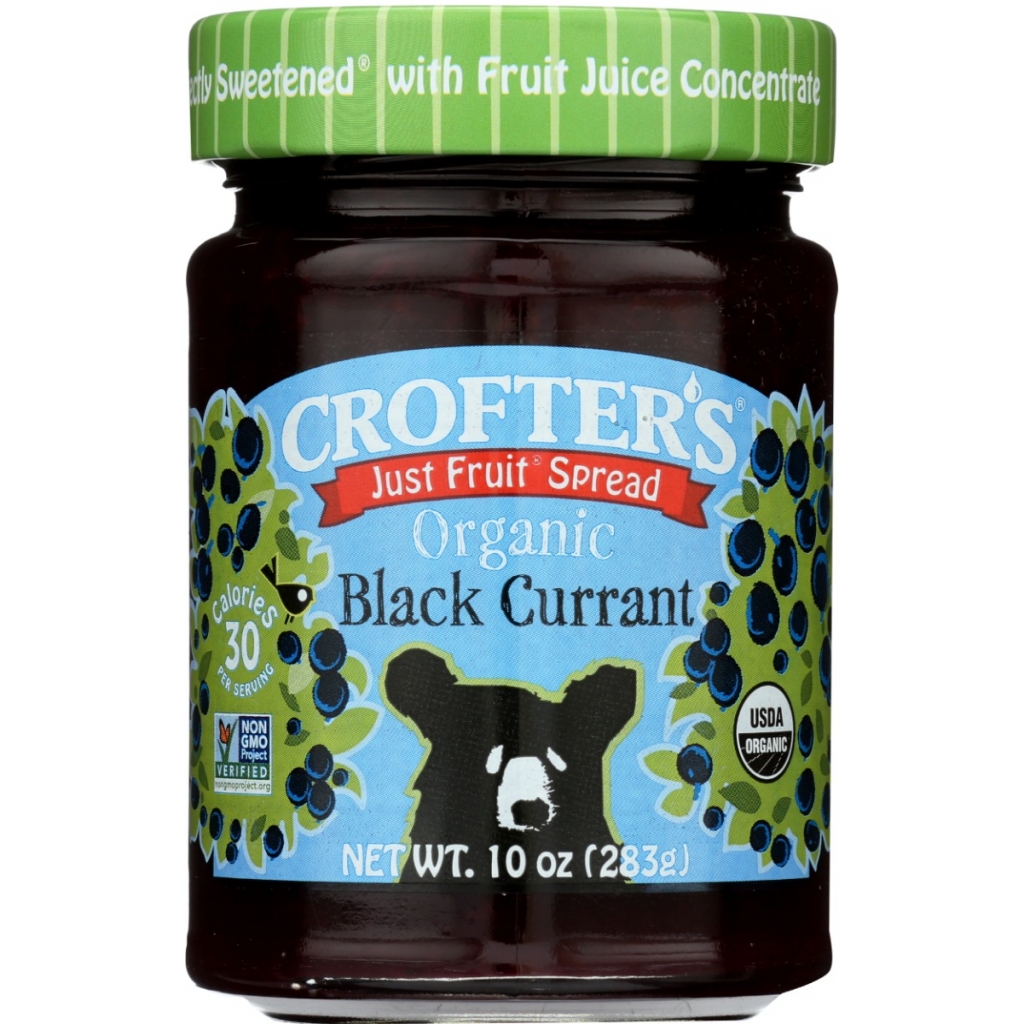 Organic Black Currant Fruit Spread - 10 oz