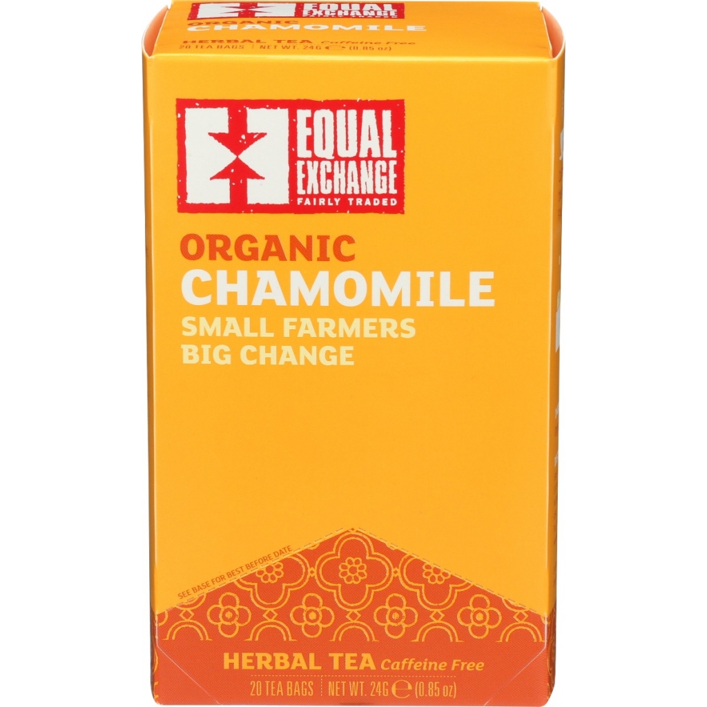 Organic Chamomile Tea, Caffeine-Free, 20 Bags