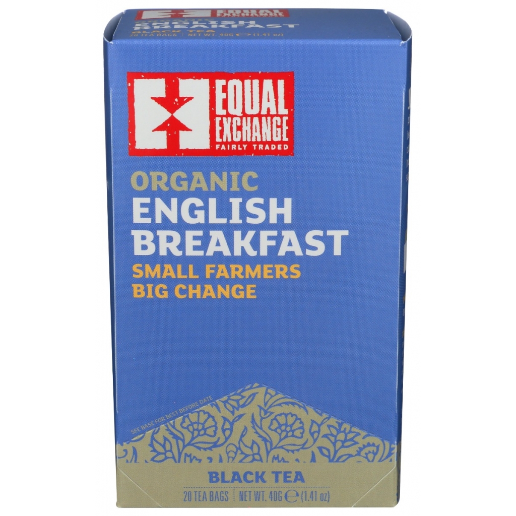 Organic English Breakfast Tea, 20 Bags