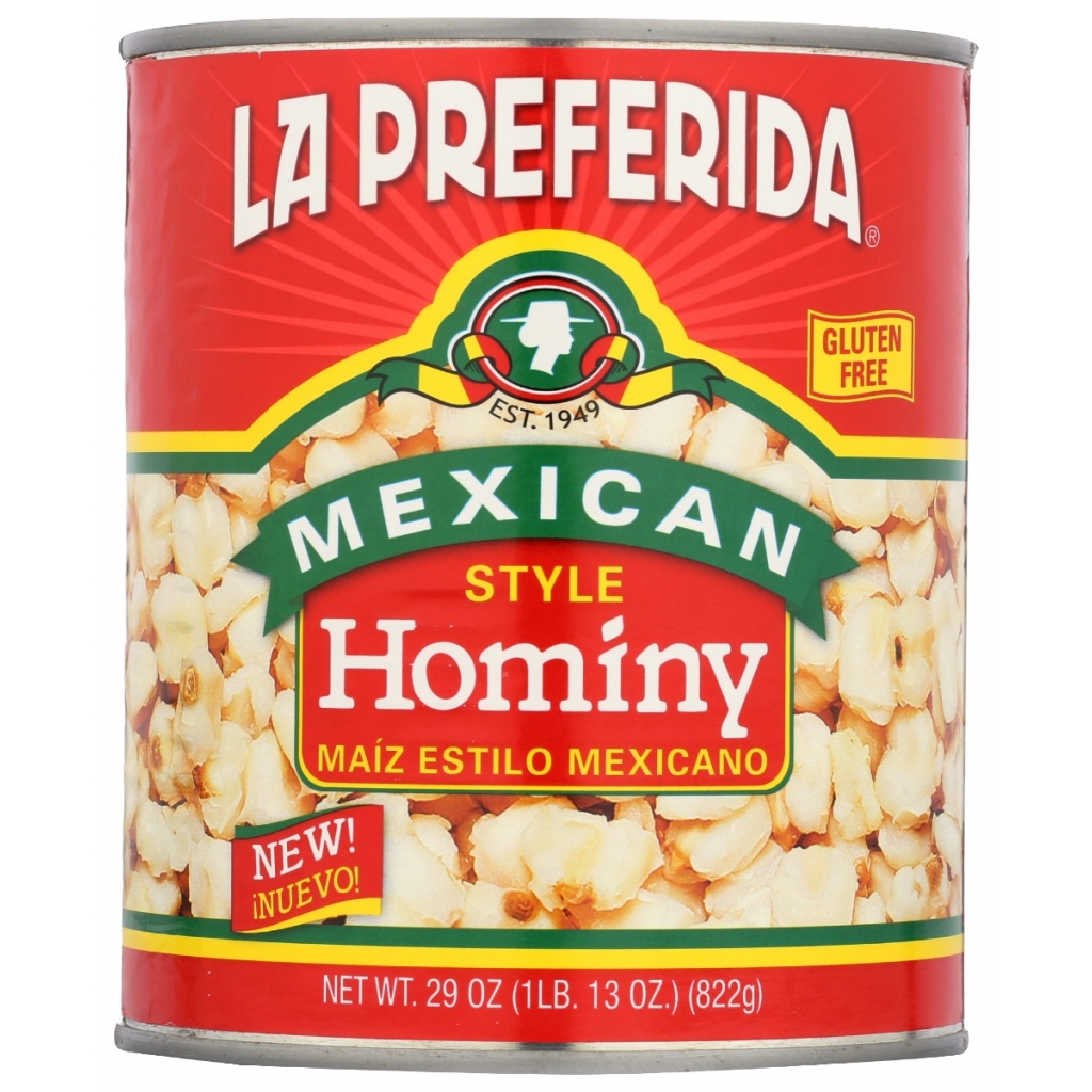 Mexican Style Hominy Beans - 29 oz