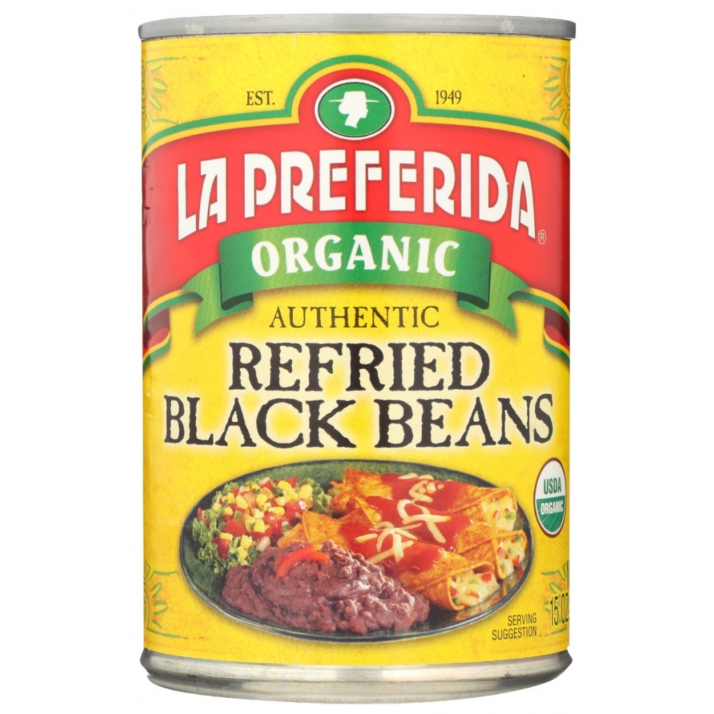 Organic Authentic Refried Black Beans