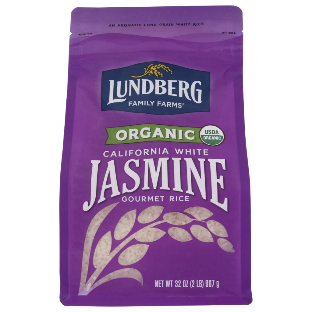 Organic White Jasmine Rice - 2 Lbs.