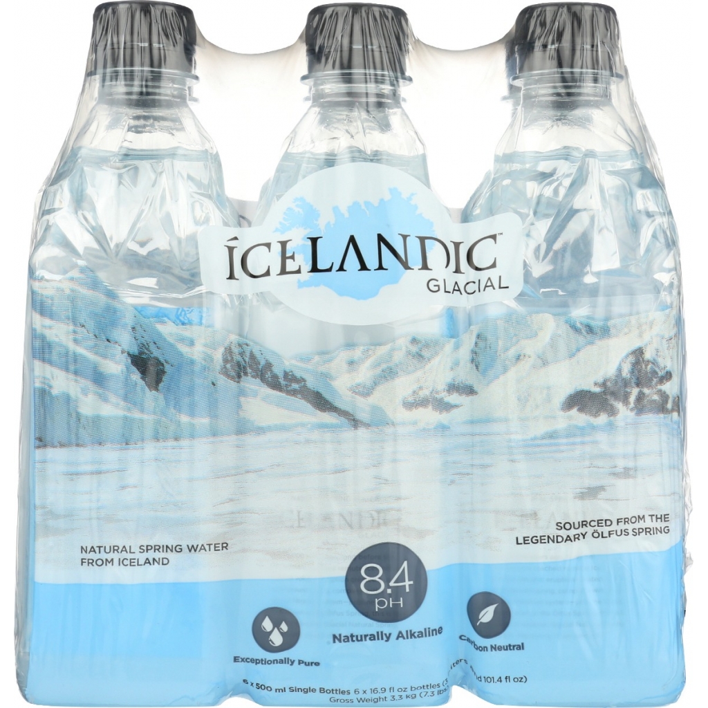 Icelandic Glacial Spring Water 6 Pack, 101.4 fl oz