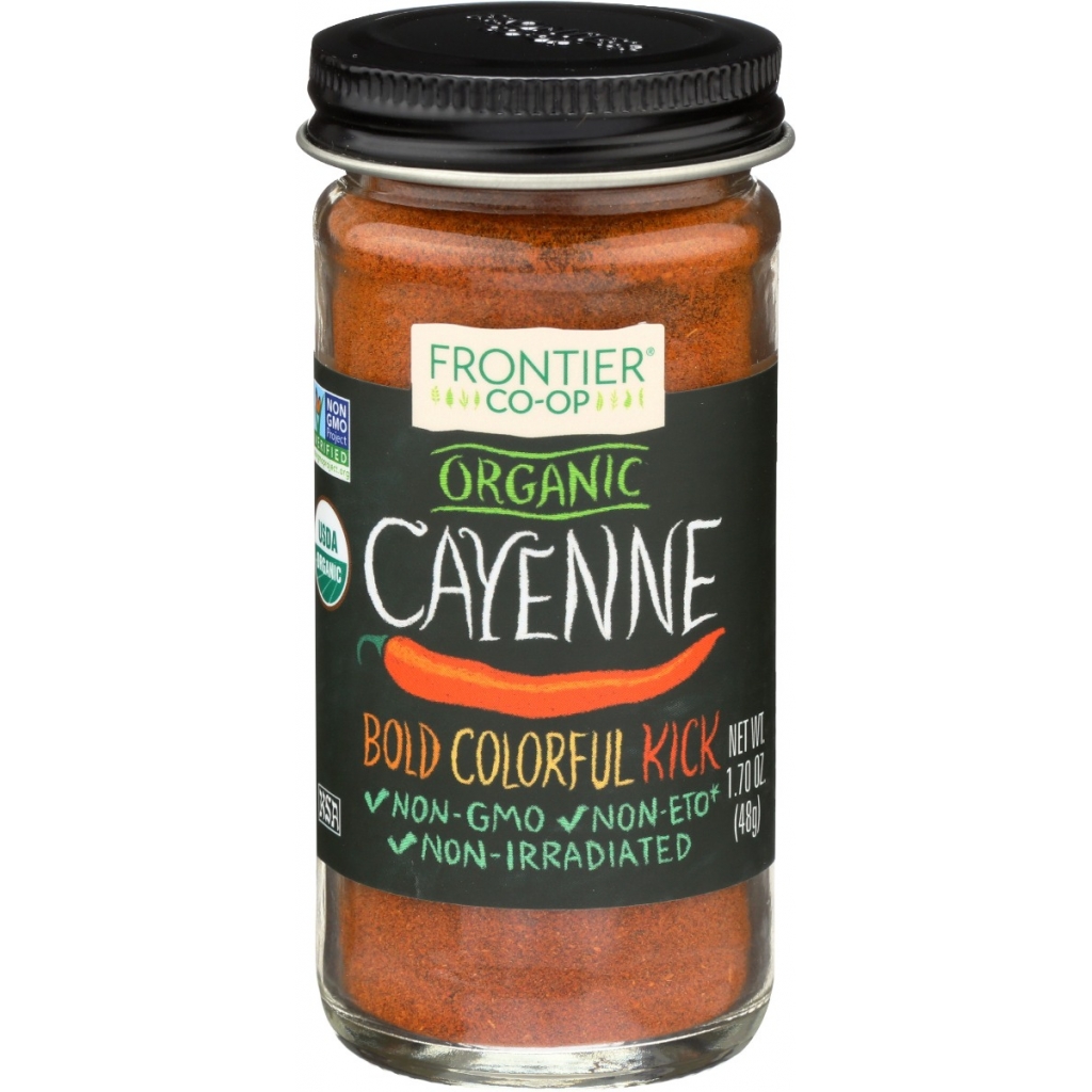 Organic Ground Cayenne Chili Pepper, 1.7 oz