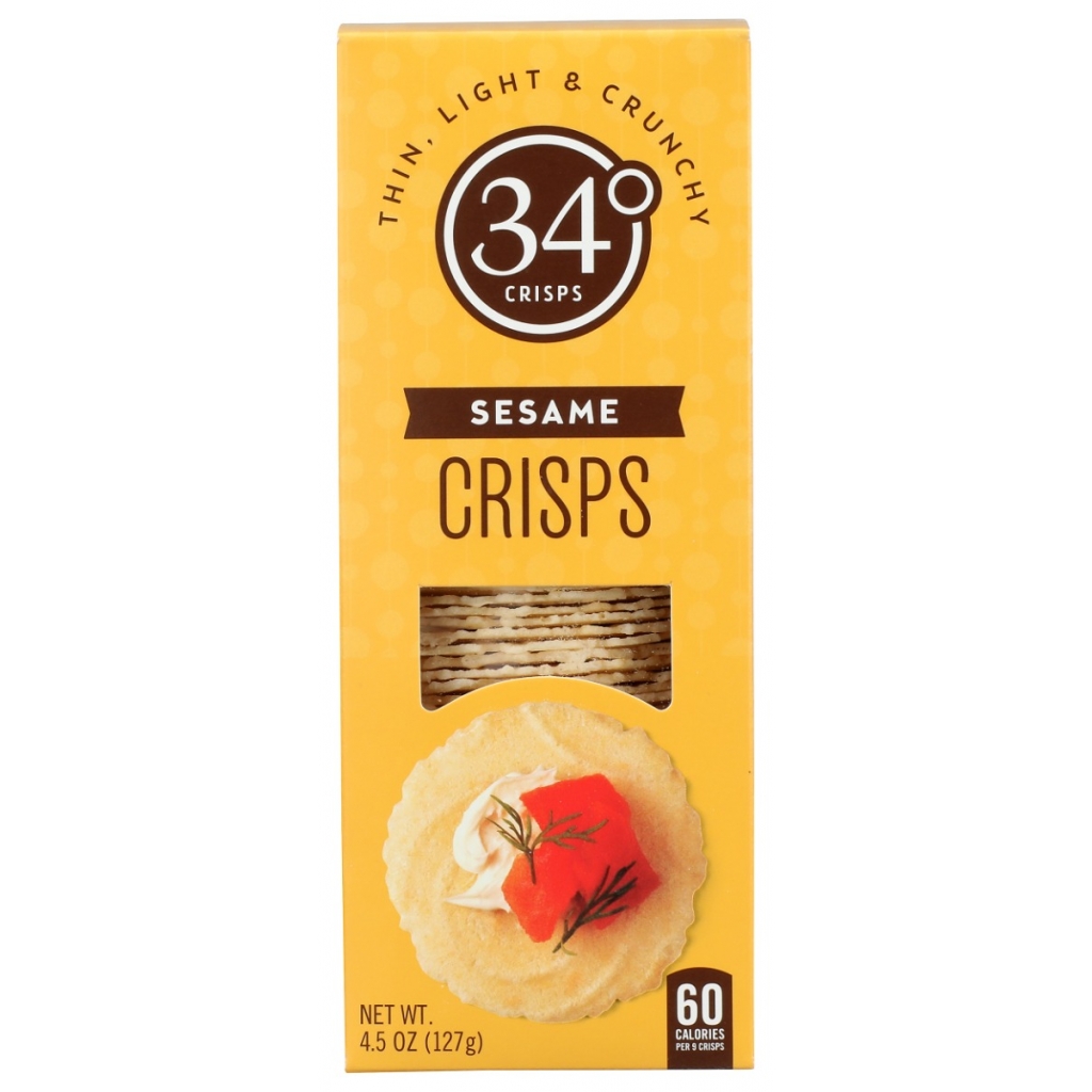 Sesame Crisps for Snacking