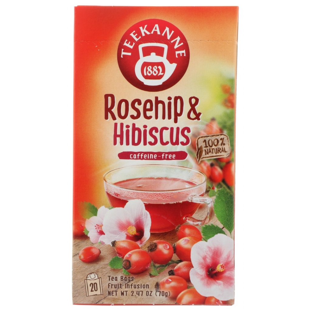 Rosehip and Hibiscus Herbal Tea - Fruity and Refreshing Experience