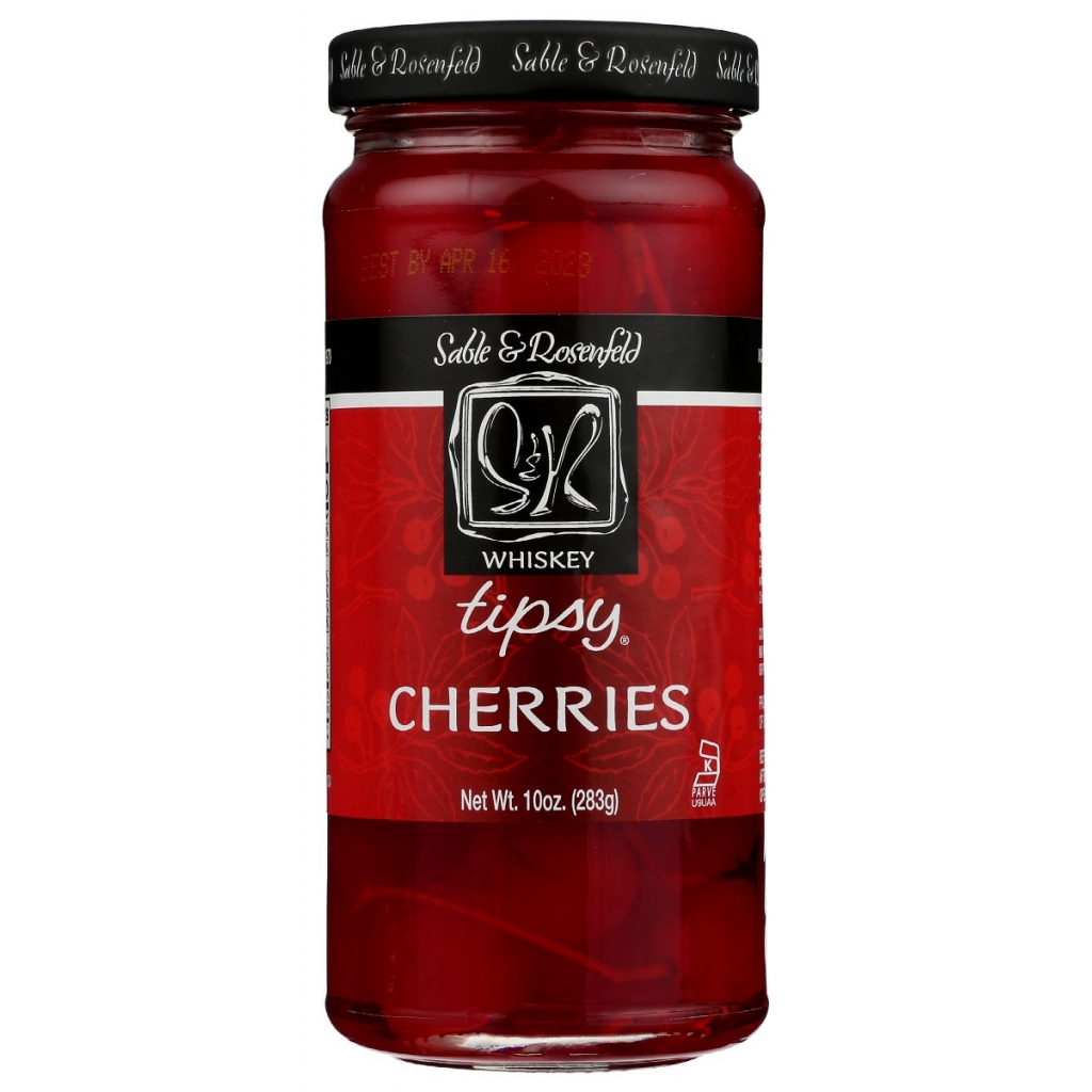 Tipsy Cherries in Whiskey - 10 oz