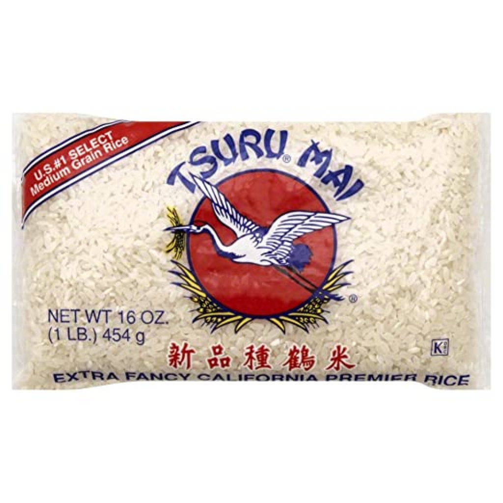 Tsurumai White Fancy Rice - 16 oz