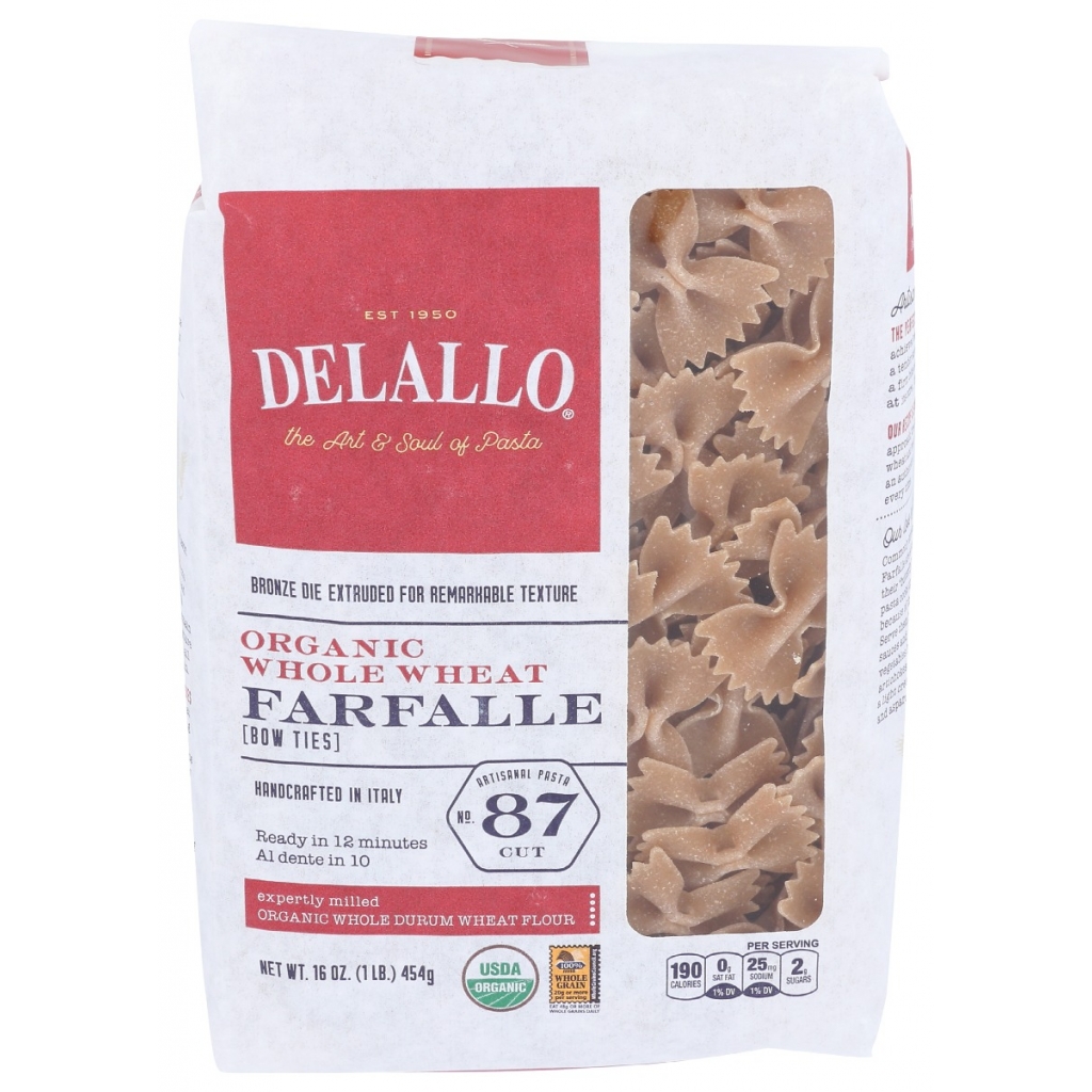 Whole Wheat Farfalle Pasta - 16 oz